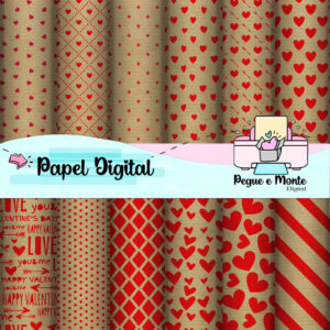 Papel Digital Dia dos Namorados