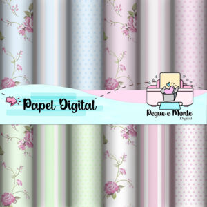 Papel Digital Shabby Chic