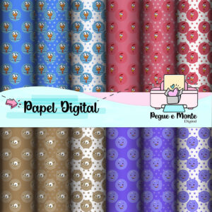 Papel Digital Galinha Pintadinha
