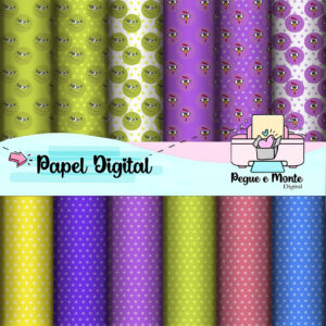 Papel Digital Galinha Pintadinha