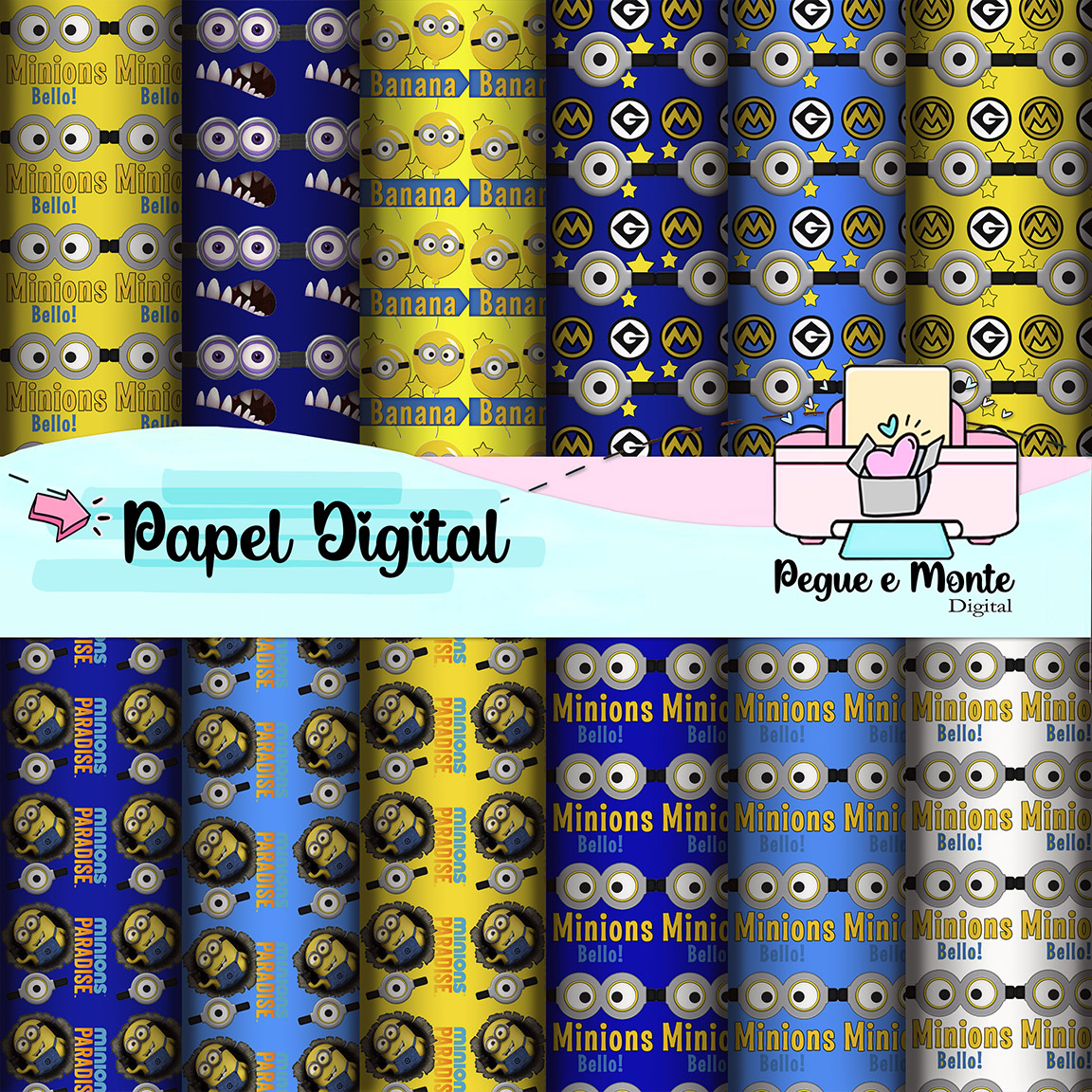 Papel Digital Minions
