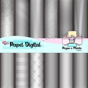 Papel Digital Prateado