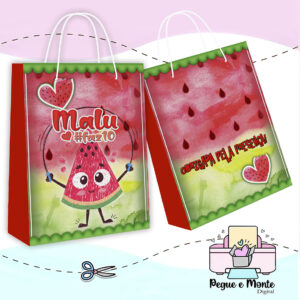 Sacolinha Personalizada Melancia