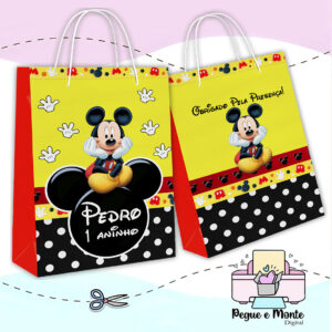 Sacolinha Personalizada Mickey
