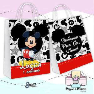 Sacolinha Personalizada Mickey
