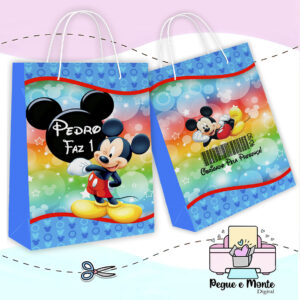 Sacolinha Personalizada Mickey