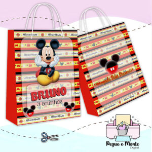 Sacolinha Personalizada Mickey