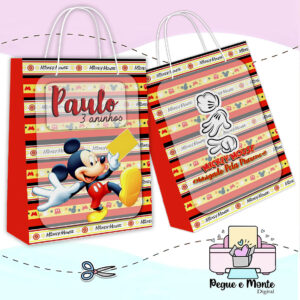 Sacolinha Personalizada Mickey