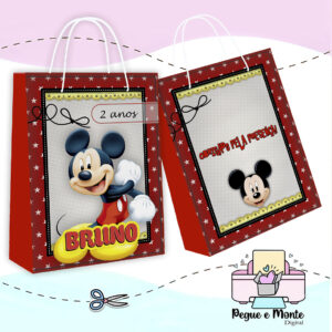 Sacolinha Personalizada Mickey
