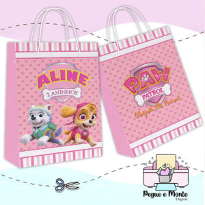 Sacolinha Personalizada Everest e Skye
