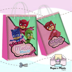 Sacolinha Personalizada Pj Memima