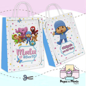 Sacolinha Personalizada Pocoyo