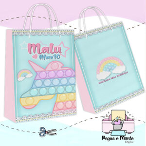Sacolinha Personalizada Pop It Candy