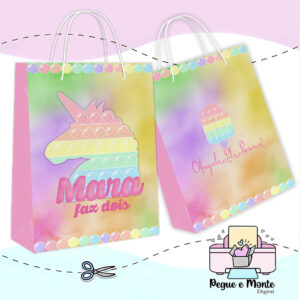 Sacolinha Personalizada Pop It