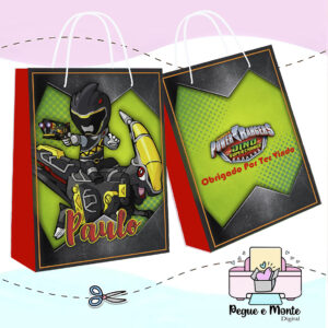 Sacolinha Personalizada Power Ranger