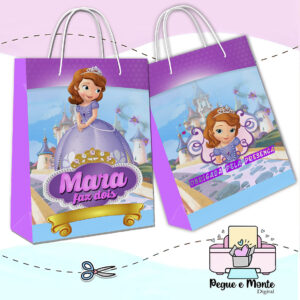 Sacolinha Personalizada Princesa Sofia
