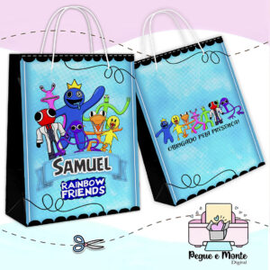 Sacolinha Personalizada Rainbow Friends