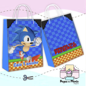 Sacolinha Personalizada Sonic