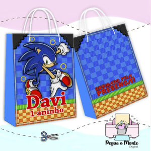 Sacolinha Personalizada Sonic