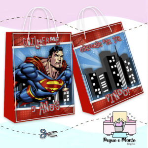 Sacolinha Personalizada Super Homem