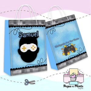 Sacolinha Personalizada Vídeo Game