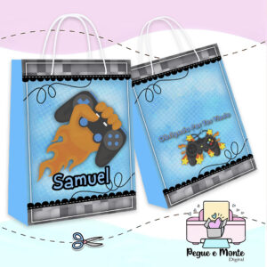 Sacolinha Personalizada Vídeo Game