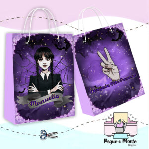 Sacolinha Personalizada Wandinha