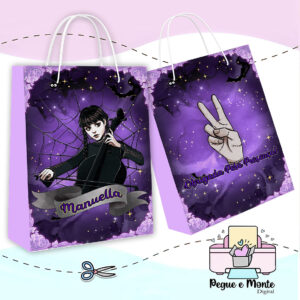 Sacolinha Personalizada Wandinha