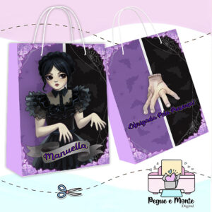 Sacolinha Personalizada Wandinha