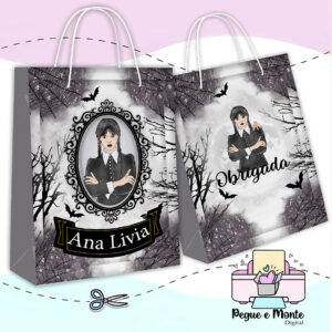 Sacolinha Personalizada Wandinha