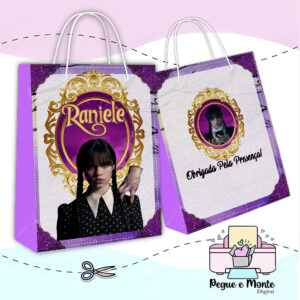 Sacolinha Personalizada Wandinha