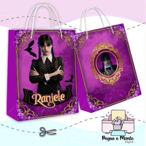 Sacolinha Personalizada Wandinha