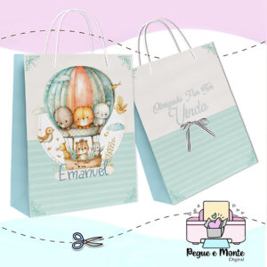 Sacolinha Personalizada Balão Menino