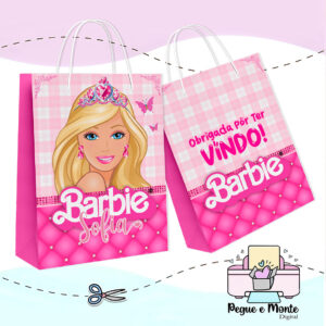 Sacolinha Personalizada Barbie