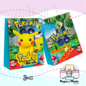 Sacolinha Personalizada Pokémon