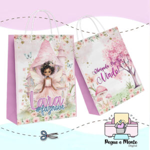 Sacolinha Personalizada Jardim das Fadas