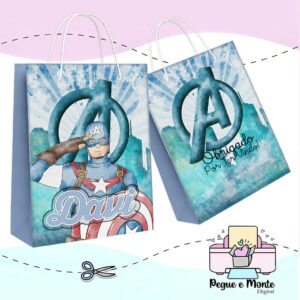 Sacolinha Personalizada Avangers