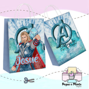 Sacolinha Personalizada Avangers
