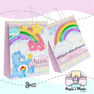 Sacolinha Personalizada Ursinhos Carinhosos