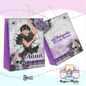 Sacolinha Personalizada Wandinha