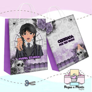 Sacolinha Personalizada Wandinha