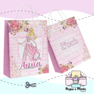 Sacolinha Personalizada Princesa Aurora