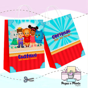 Sacolinha Personalizada Daniel Tigre
