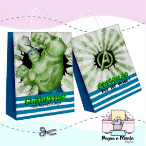 Sacolinha Personalizada Hulk