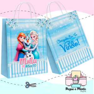 Sacolinha Personalizada Frozen