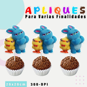 Aplique com borda branca Toy Story 5