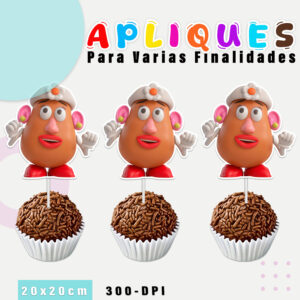 Aplique com borda branca Toy Story 5