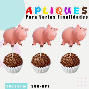 Aplique com borda branca Toy Story 5