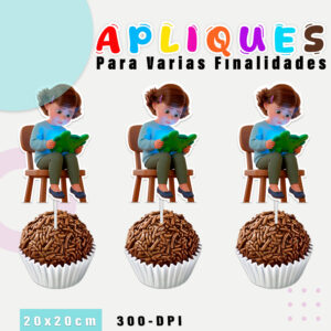 Aplique com borda branca Toy Story 5