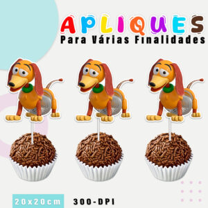 Aplique com borda branca Toy Story 5